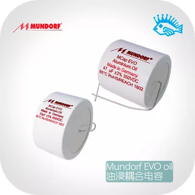 Mundorf Mcap EVO Oil 350V/450V/650V 0.1UF Audio Oil Immersed Coupling Capacitor • $28.25