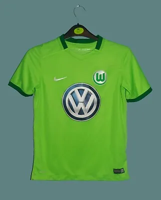£6.39 • Buy Nike Wolfsburg Germany Football Shirt Jersey Size Kids Boys 10-12 Years