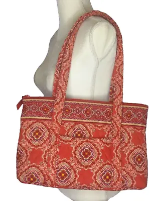 NWOT Vera Bradley Large BETSY Zip Tote PAPRIKA Shoulder Bag 2009 Purse Handbag • $29.95
