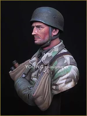 Young Miniatures - SS Fallschirmjager Battalion 500 - 1/10th Resin Bust - YM1814 • £30