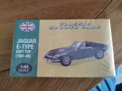 Atlas Editions JAGUAR E-TYPE SOFT TOP 1:43 UNOPENED BOX • £5