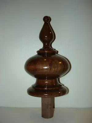 WOOD FINIAL UNFINISHED FOR NEWEL POST FINIAL OR CAP  Finial #37 • $29.95