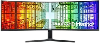 $1399 • Buy SAMSUNG LS49A950UIEXXY, 49  S9 UltraWide Professional Curved Monitor DQHD 120Hz