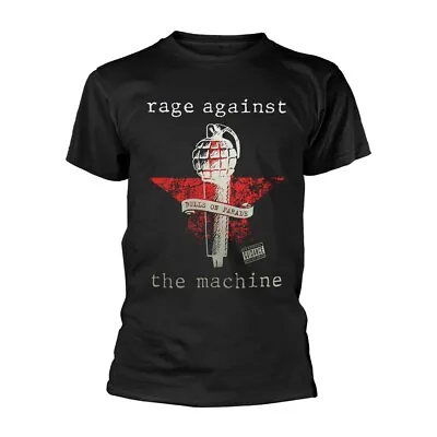 RAGE AGAINST THE MACHINE - BULLS ON PARADE MIC BLACK T-Shirt XX-Large • £20.09