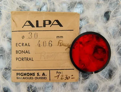  Alpa 30mm #406 Orange Filter For ZoomarKilfitt 40mm F2.8  .......... LN • $90