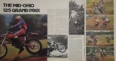 1976 Mid Ohio 125 Grand Prix 5pg Motorcycle Race Article Marty Smith Hannah • $7.99