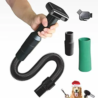 Pet Vacuum Grooming Brush Hair Comb Shedding Deshedding Attachment Tool For Dogs • $35.62