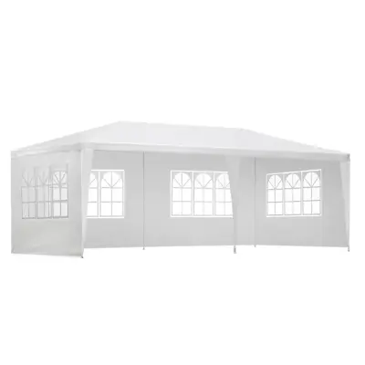$104.07 • Buy Instahut Gazebo 3x6 Outdoor Marquee Side Wall Party Wedding Tent Camping White