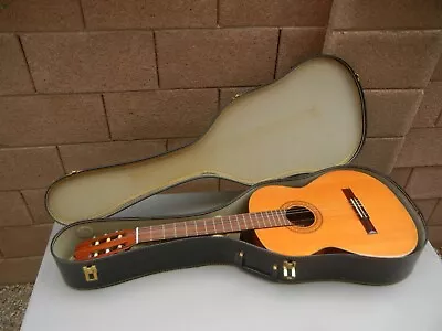Vintage Fuji Model G-60 G60 Acoustic Nylon String Classical Guitar Made In Japan • $195