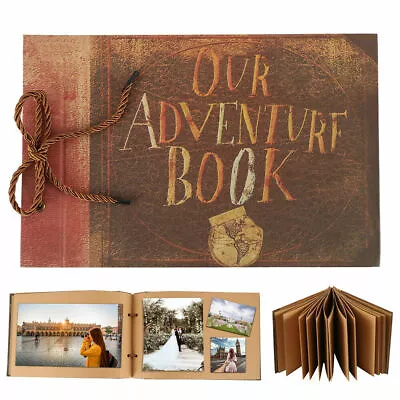 Vintage Photo Album  Our Adventure Book  Memory DIY Anniversary Scrapbook Travel • £5.99