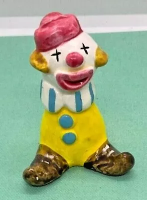 $12.95 • Buy Cute Vintage 1976 Enesco Clown Funny No Arms Circus Novelty Comical Figurine
