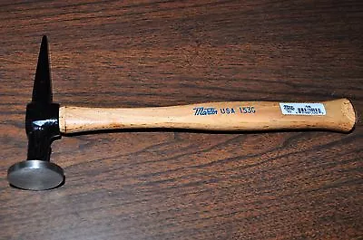 Auto Body Cross Chisel Hammer Ding Round Head Wood Handle Martin153g Made In Usa • $39.95