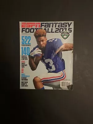 Espn Fantasy Football 2015 ( 140 Pages Of Scouting & Metrics+daily Fantasy Tips • $9