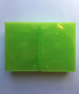 New 10 XBOX 360 Translucent Green Replacement Video Game Storage Shell Cases • $18.50