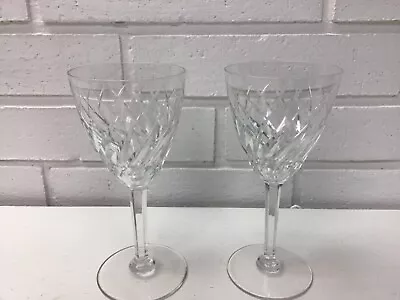 $30 • Buy Val St Lambert Gevaert 6.25  Wine Glass Set Of 2