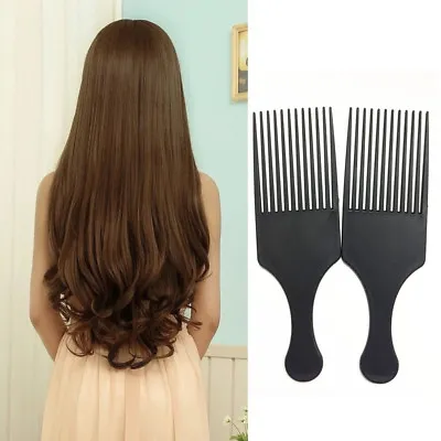 $8.89 • Buy Afro Comb Curly Hair Brush Salon Hairdressing Styling Long Tooth Styling Pick