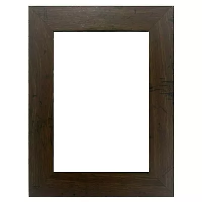 US Art Frames 1  Flat Distressed Mahogany MDF Picture Poster Frame Custom-A • $20.80