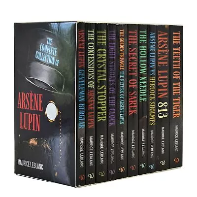 Arsène Lupin 10 Books Collection Box Set- Maurice LeBlanc- Young Adult-Paperback • $36.99