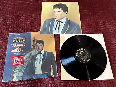 Elvis Presley - Frankie And Johnny RCA Victor LSP-3553 LP W/rare Textured Poster • $35