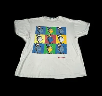 Dr Seuss T-shirt Men’s Size XL Graphic Tee Vintage Andy Warhol Style 1999 • $24.99