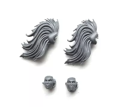 Warhammer 40K X2 Necromunda House Escher Upgrade Sisters Heads (D) • £5