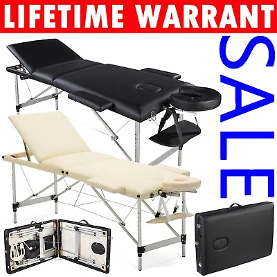 £101.63 • Buy Massage Table Bed Portable Beauty Couch Professional Folding Lightweight Salon