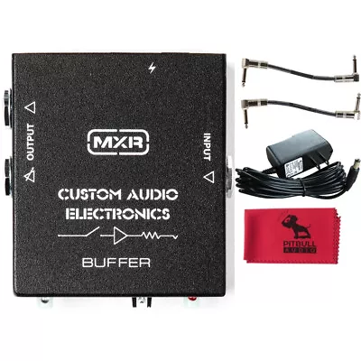 Dunlop MXR MC406 Custom Audio Electronics Buffer Pedal W/ Power Cables & Cloth • $109.99