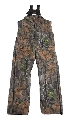 Commander Size Medium Tree Bark Leaves Hunting Stand Camo Bibs Overalls  • $45