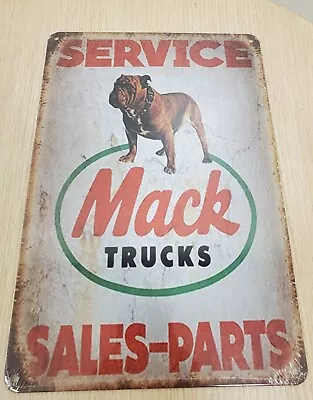 Mack Trucks Service Sales-Parts Collector's Metal Sign 20cm X 30cm NEW! • $20