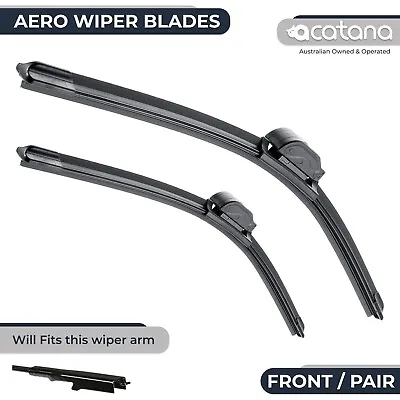 Wiper Blades For Nissan Dualis J10 2007 - 2013 Front Windscreen Pair 24  + 15  • $25.90