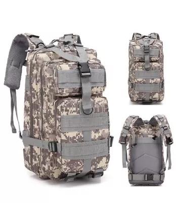 30L Military Tactical Backpack - Army 3 Day Molle Bag Backpack Hiking Camping • $18