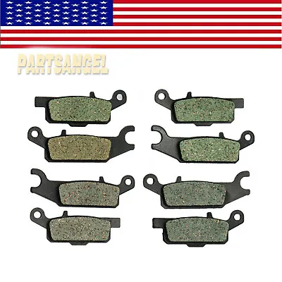 Front & Rear Brake Pads For Yamaha Grizzly 700 2007-2017 & Grizzly 550 2009-2014 • $14.30