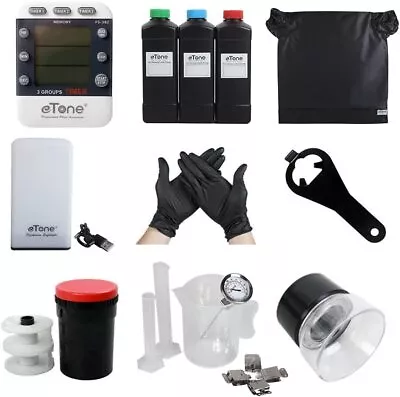 Darkroom Developing Kit 120 135/35mm Film Developing Tank Changing Bag Bottles • £98.09