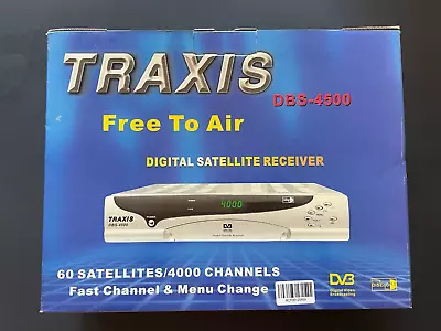 Traxis DBS-4500 Free To Air (FTA) Satellite Receiver KU / C Band LNB Freq.set • $69.50