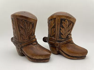 Vintage Cowboy Boots Salt And Pepper Shakers K 96 • $12