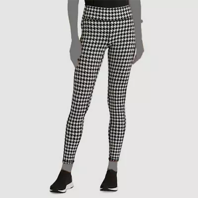 $28.14 • Buy $79 Ralph Lauren Women's Black Houndstooth Print Stretch Leggings Pants Size S