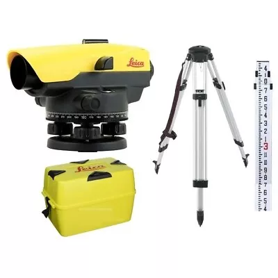 Leica Auto Level NA320 With Tripod & Rod Package By Leica Authorized Distributor • $395