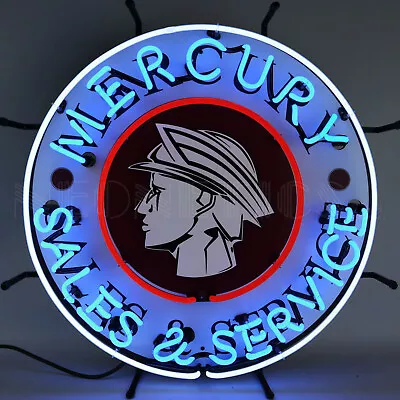 Mercury Neon Sign - Ford Motor Company - Cougar - Comet - Meteor - Cyclone • $449.97