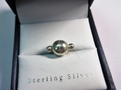 £3 • Buy STERLING 925 SILVER Magnetic CLASP For A NECKLACE!