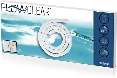 £13.99 • Buy Bestway Hose Pipe 3M BW58369 1.25 Inches Diameter Swimming Pool White