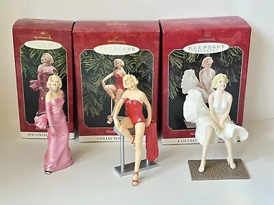 Hallmark Keepsake Ornaments- Marilyn Monroe-Set Of 3 New In Boxes • $34.99