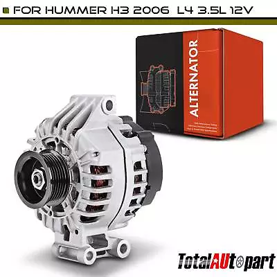 New Alternator For Hummer H3 2006 L4 3.5L 130A 12Volt Clockwise 6-Groove Pulley • $126.29