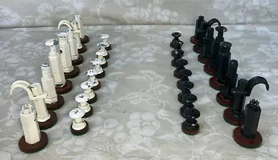 Vintage Art Deco Industrial Chess Piece Set No Board • $207.20