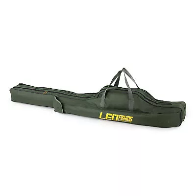 1.5M Fishing Rod Holdall For Travel Rods & Reels Carp Fishing Travel Bag S A4Z7 • £12.03