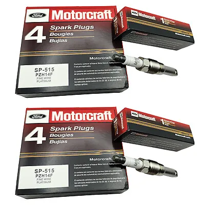 8PCS Platinum Spark Plugs SP-515 For Motorcraft Ford F150 5.4L PZH14F SP546 • $46.99