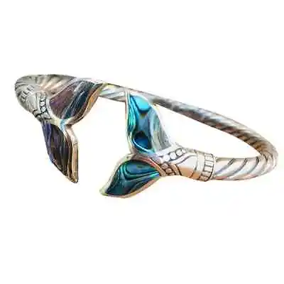 Mermaid Bangle  Bracelet Adjustable Size • $8.99