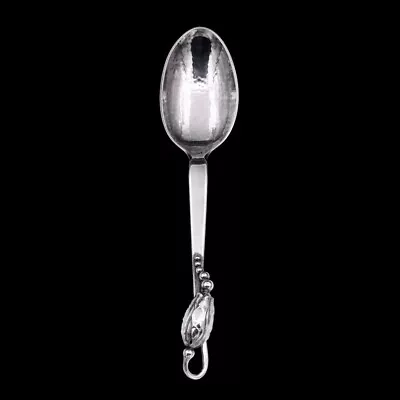 Georg Jensen. Silver Dinner Spoon Large 001 - Blossom / Magnolia. • $684