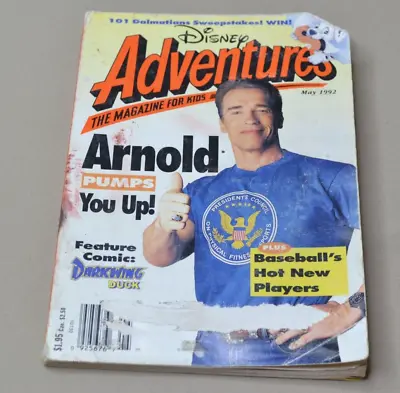 £6.42 • Buy Disney Adventures Magazine May 1992 Volume 2, Arnold Schwarzenegger Pumps You Up