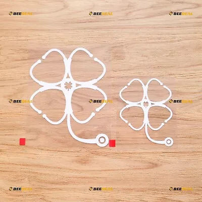 Four-Leaf Clover Lucky Nurse Sticker Decal Vinyl 2 Pack White 4 6 Inches • $7.49