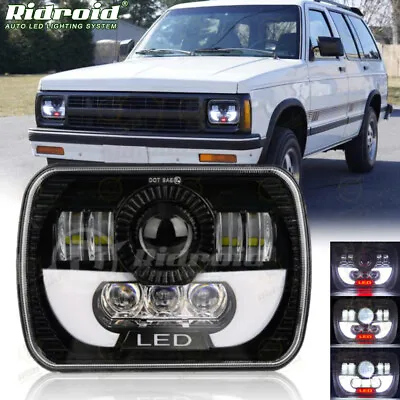 For 82-93 Chevy S10 Blazer GMC S15 7X6  Projector DRL LED Headlight Hi/Lo Beam • $33.99